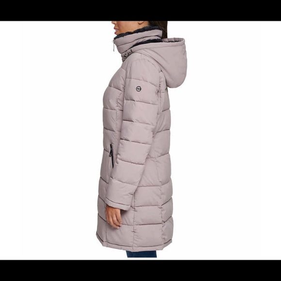 New Andrew Marc Long stretch parka - Picture 3 of 8